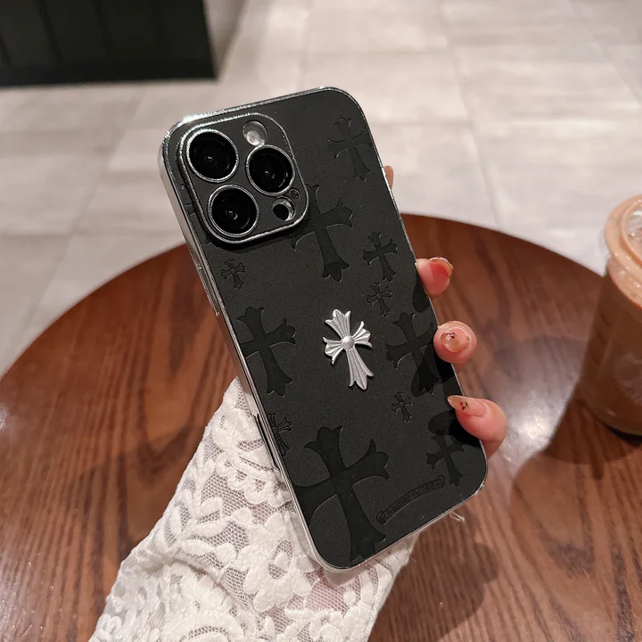 chrome hearts CHクロス アイフォーン16メッキ ケース