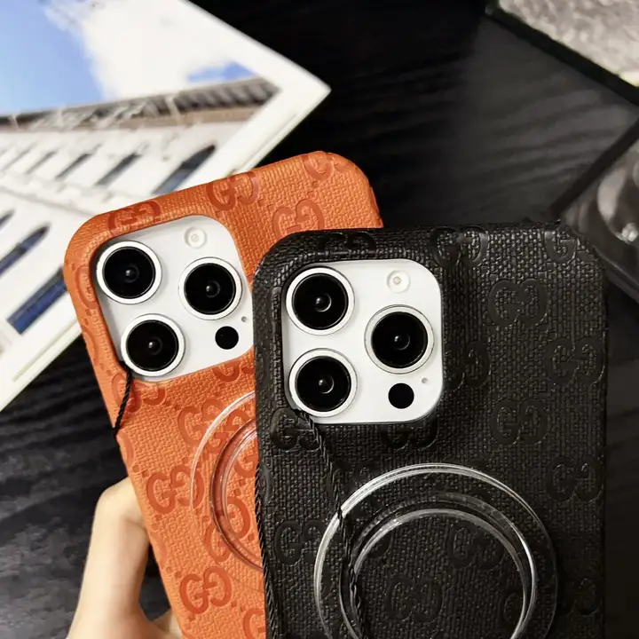 グッチiphone16スマホケース エンボスレザー