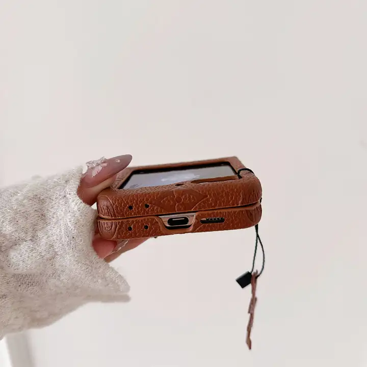 ルイヴィトン 風 ギャラクシー ZFlip6スマホケース MagSafe対応