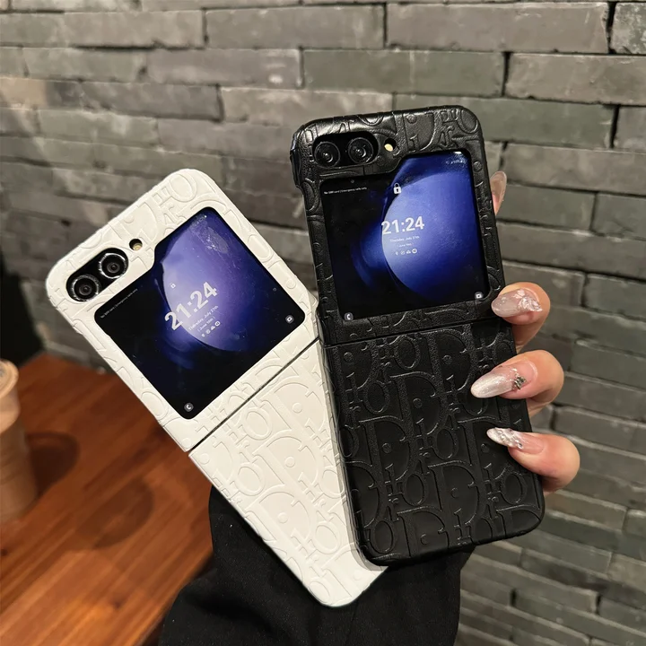 ディオール galaxy Z Flip6ケース マグネット内蔵