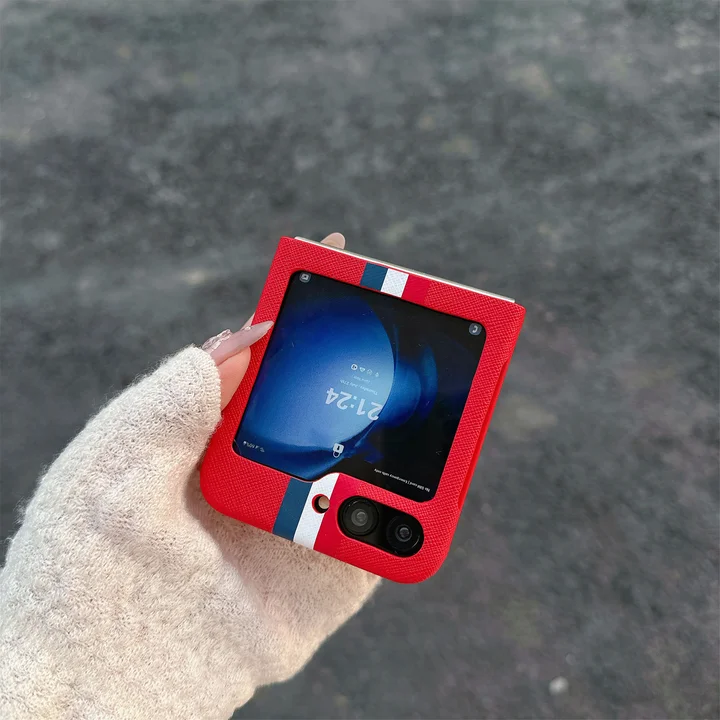 thom browne galaxy z flip6ケース マグネット内蔵