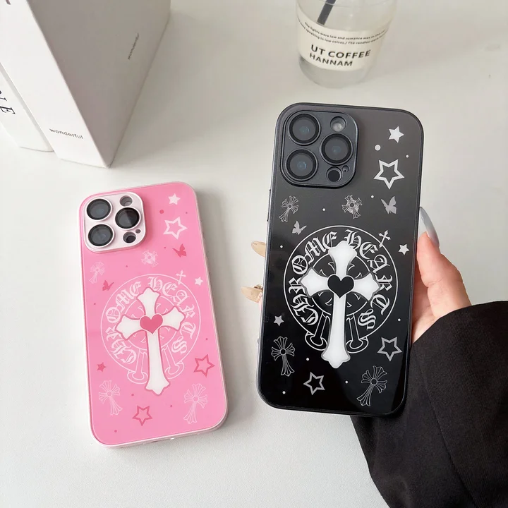 クロームハーツ ガラス スマホカバー