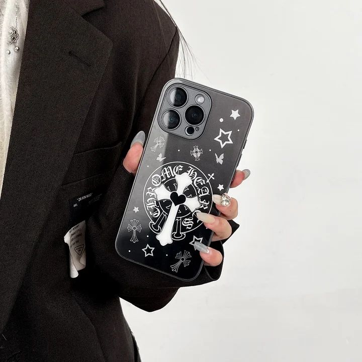 クロームハーツiphone16ケース 強化ガラス