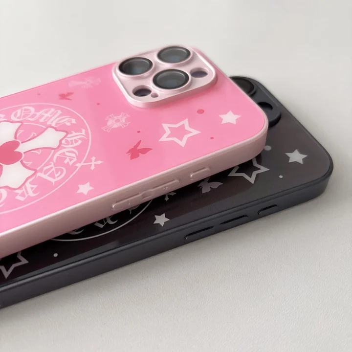 chrome hearts ピンク iphone16 proケース