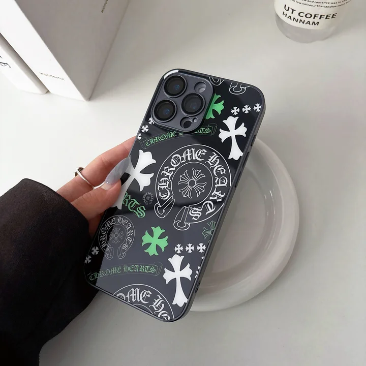 クロームハーツ iphone16ケース ガラス