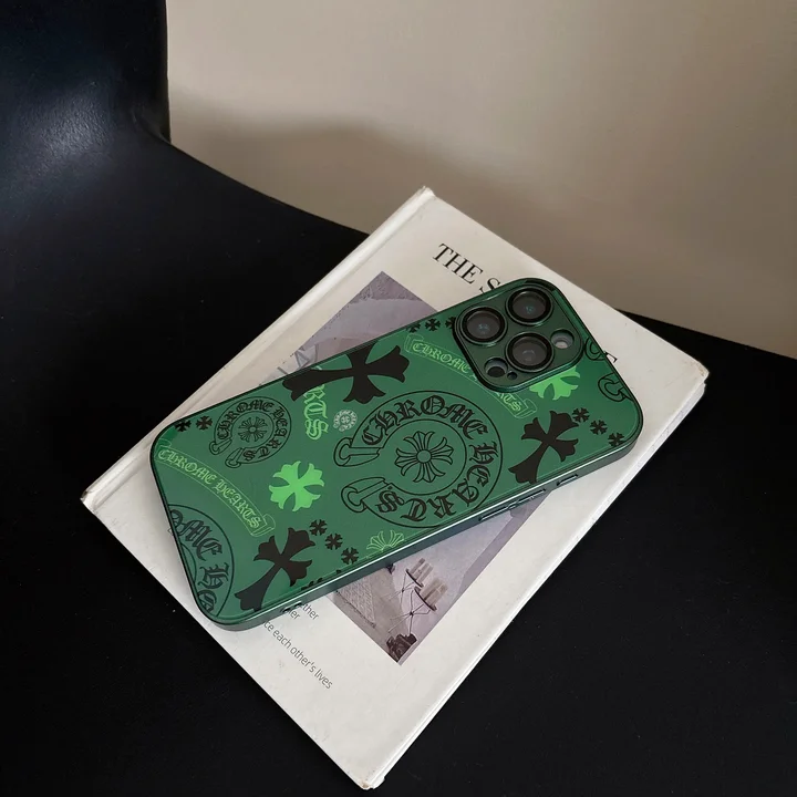 chrome heartsロゴ iphone16スマホケース