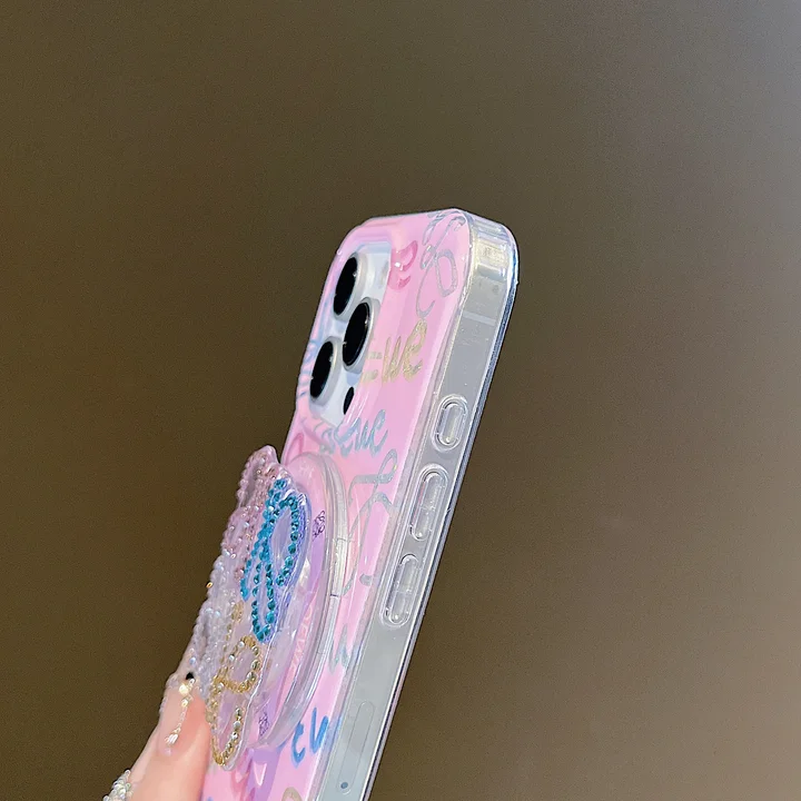 ロエベ iphone16ケース リバーサイドIMD キラキラ