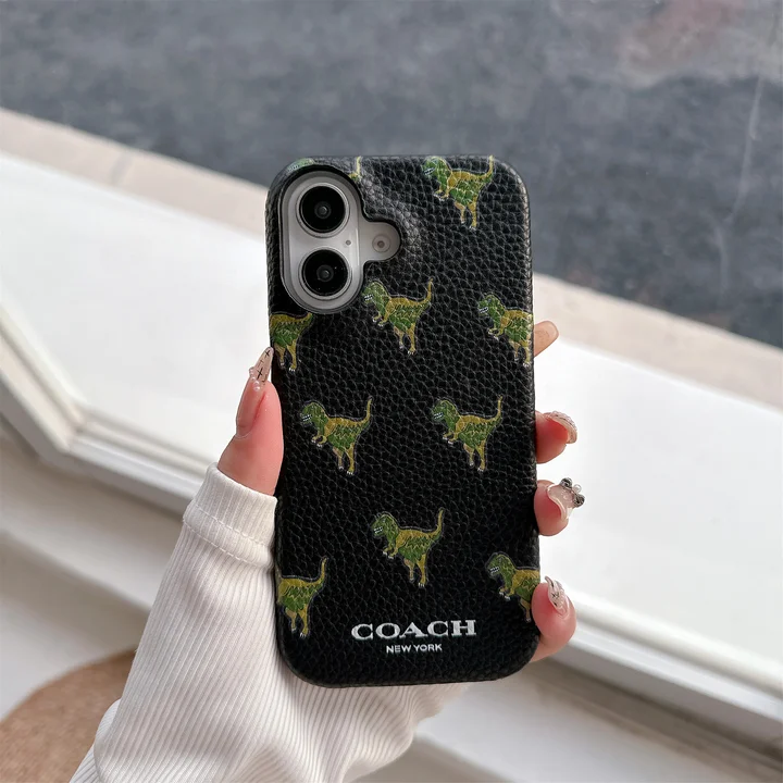 coach galaxy s25ケース 恐竜