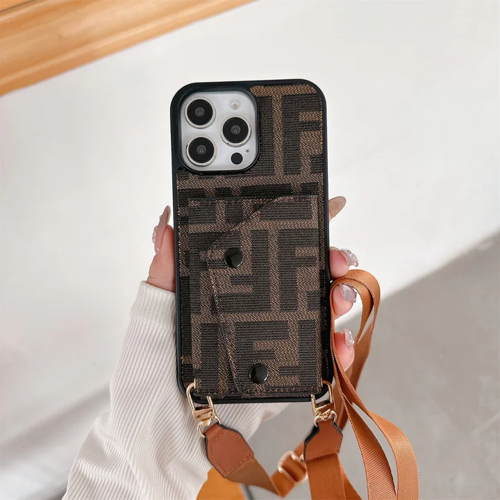 Fendi iphone16 proケース ストラップ付き