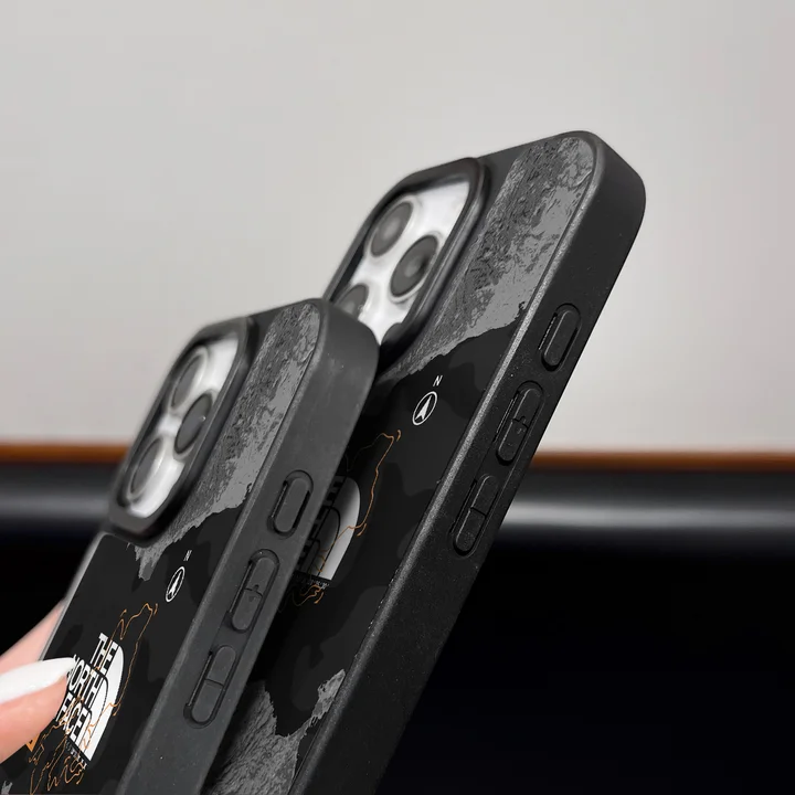 ノースフェイス iphone16 proスマホケース ブラック