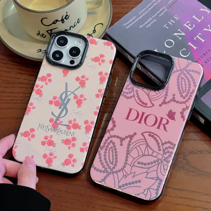 ysl iphone16ケース 花柄