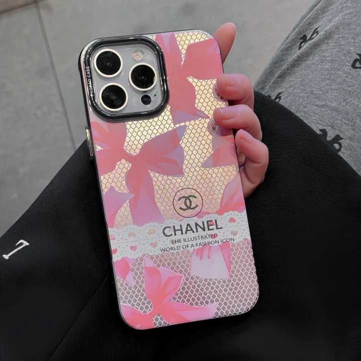 chanel iphone16 proケース 蝶 リボン