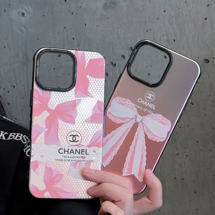 chanel iphone16 proケース 蝶 リボン