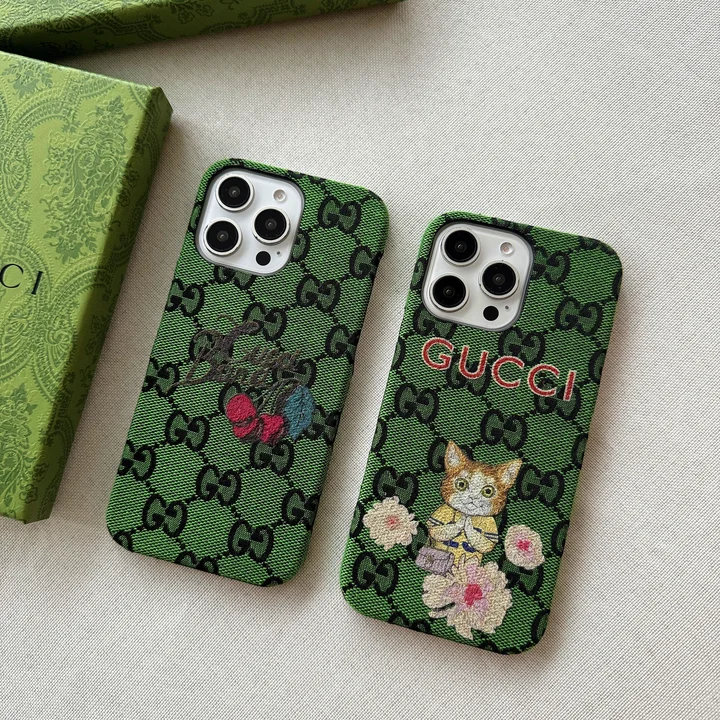 グッチiphone16ケース グリーン