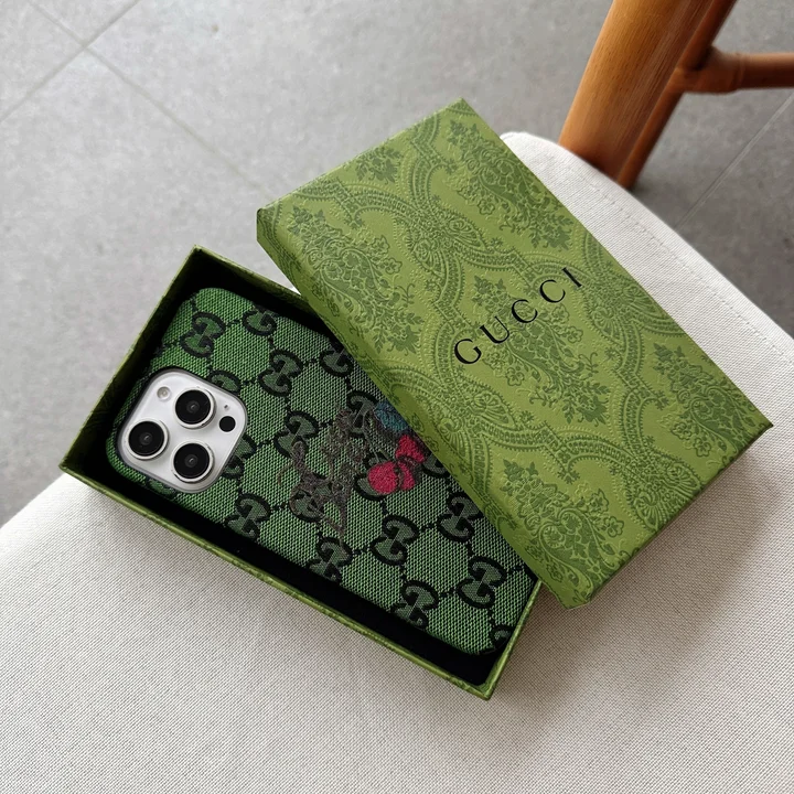 グッチ iphone16ケース サクランボ