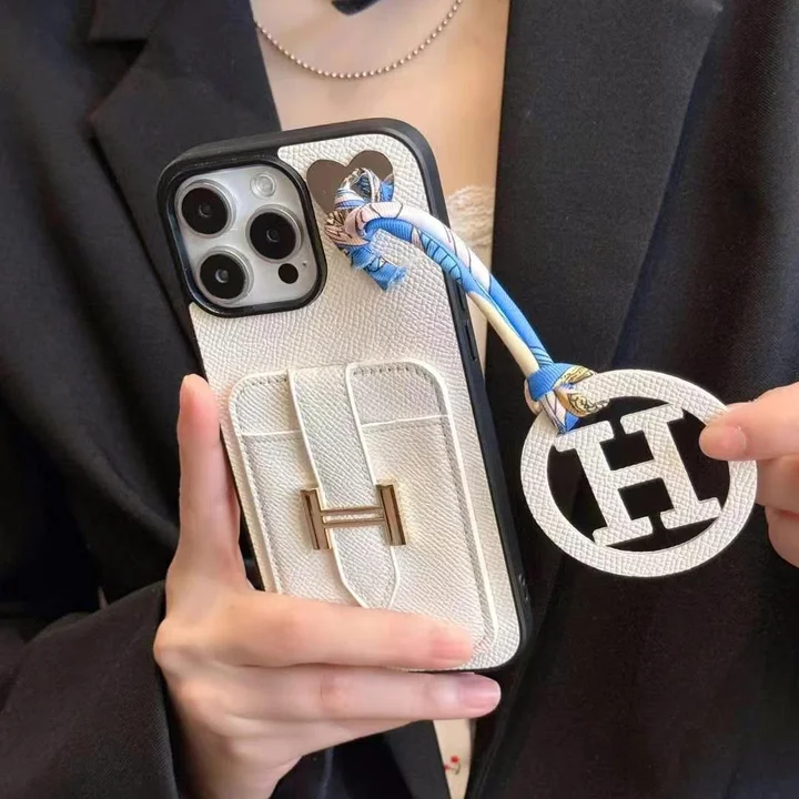 エルメス iphone16eケース カード収納 背面