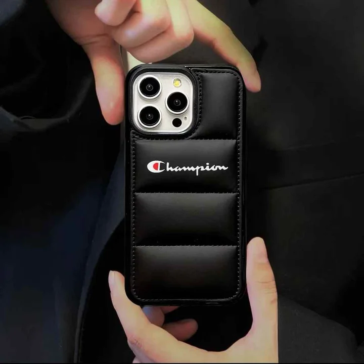 チャンピオン iphone16ケース レザー  耐衝撃