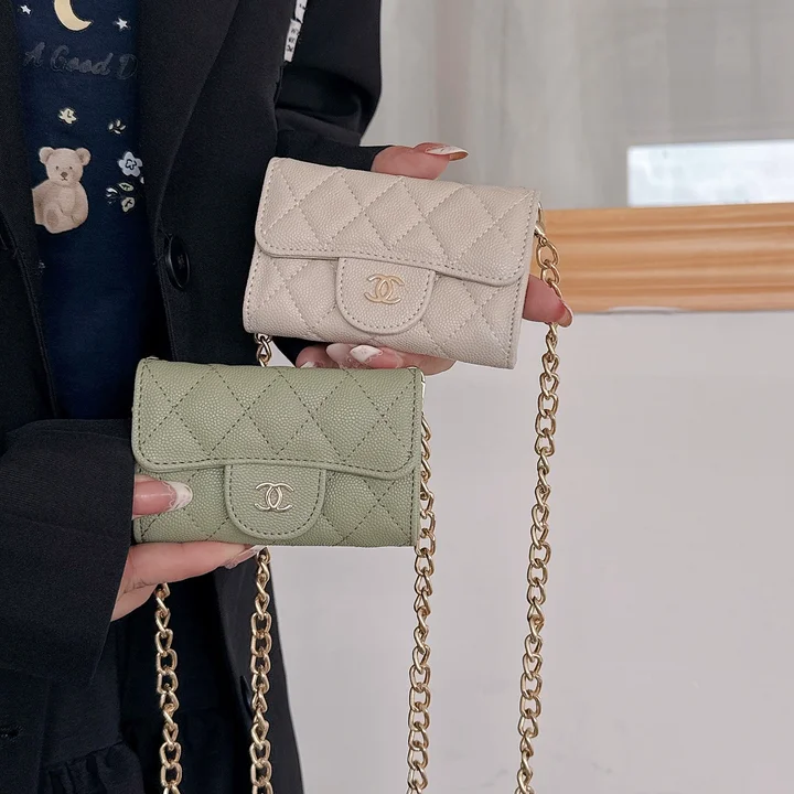 chanel airpods 4 ケース チェーン付き