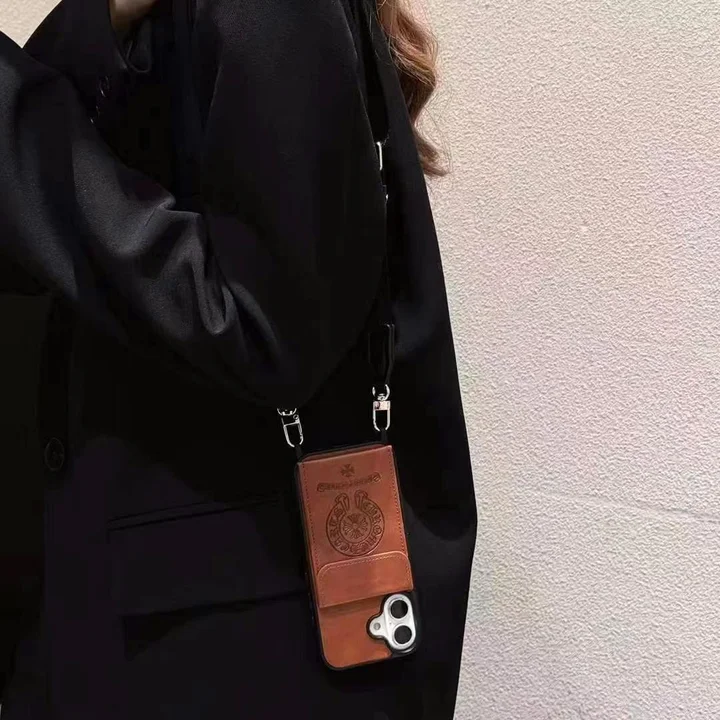 chrome hearts iphone 16 肩掛け ケース