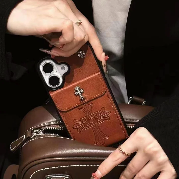 chrome hearts iphone16 携帯 ケース スマホ ショルダー