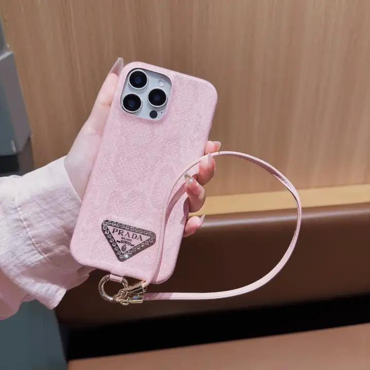 プラダ iphone 16 proケースリング付き