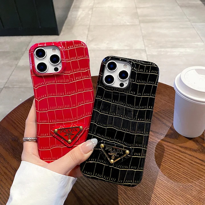 プラダiphone16 proケース クロコダイル柄