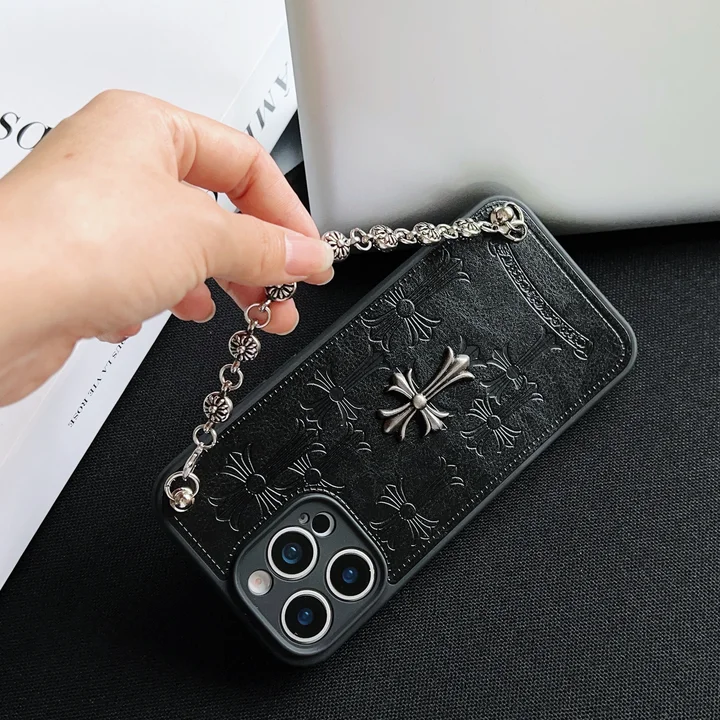 クロムハーツ iphone 16 proケース スマホチェーン付