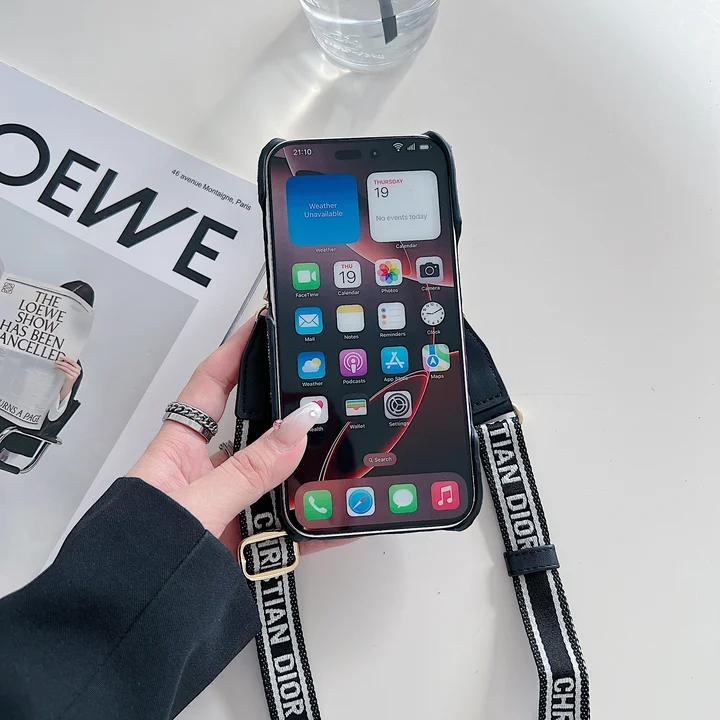 ディオールiphone17proケース 斜めがけ