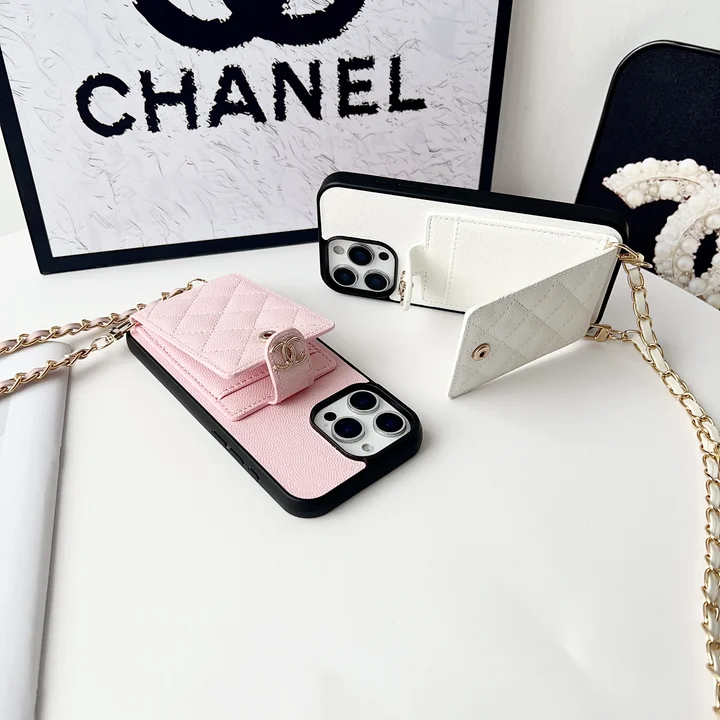 chanel iphone17proケース 背面 カード ポケット