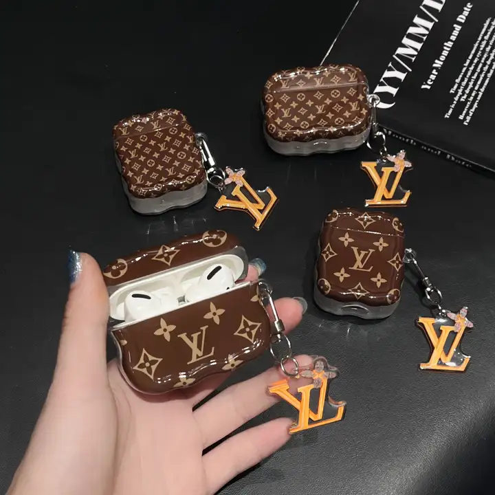 ルイヴィトンairpods4ケース ブラウン
