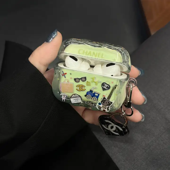 面白い chanel アイコン airpods 4ケース