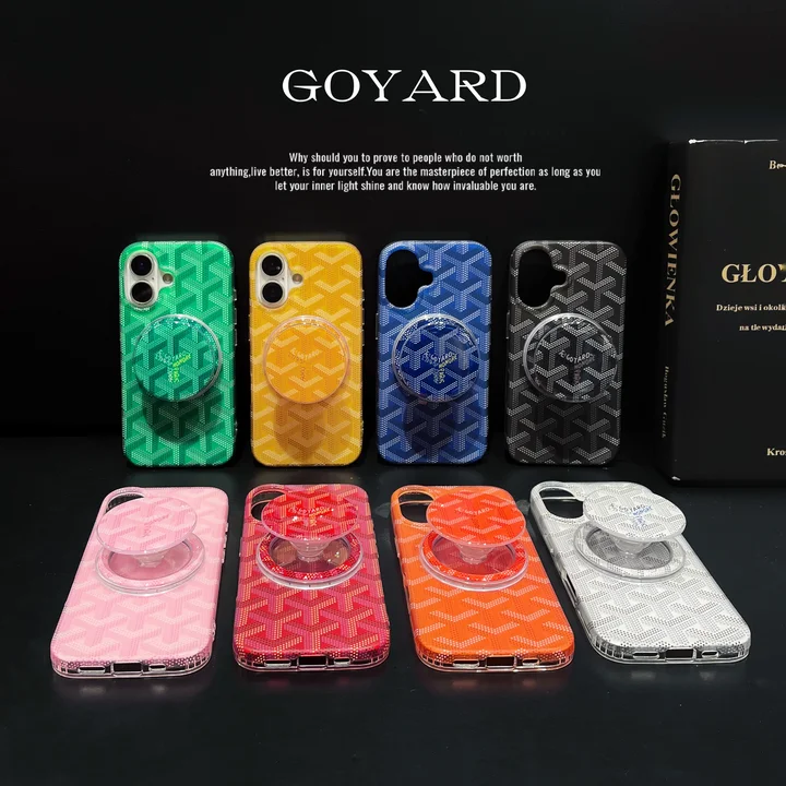 Goyard iphone17 pro maxケース 磁吸 スタンド
