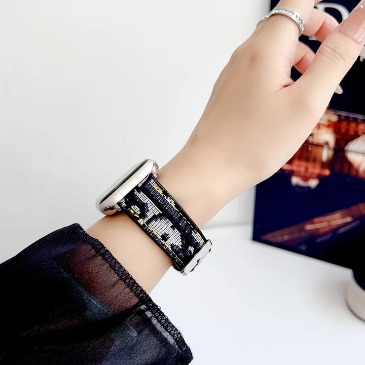 Dior アップルウォッチ デニムバンド