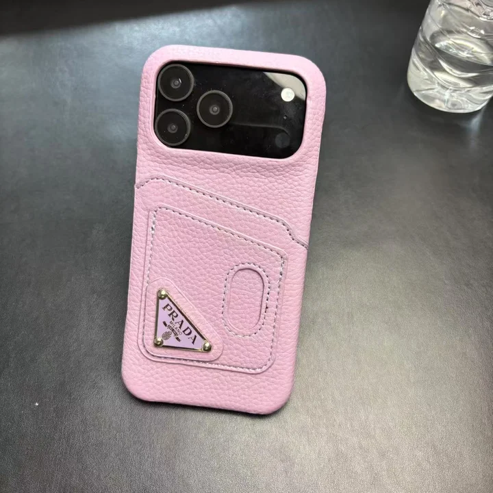 プラダiphone17proケース シュリンクレザー