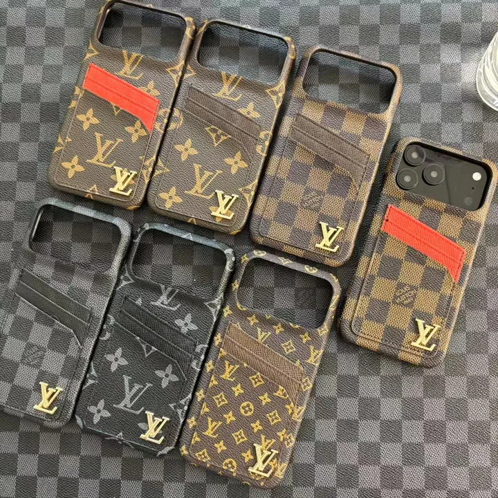 ルイビトンiphone17ケース 背面 カード 入れ