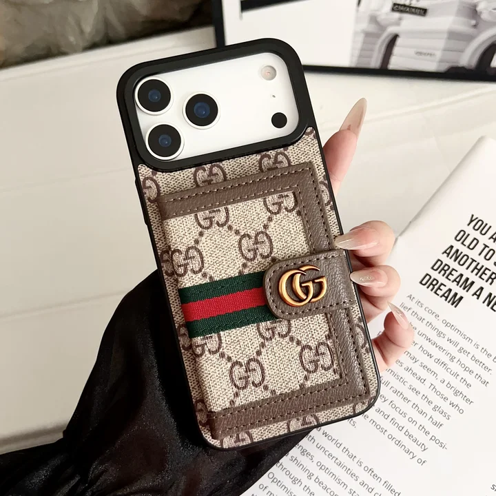 gucci iphone17 proケース 背面収納