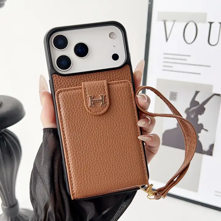 エルメス iphone17 proケース ストラップ付き