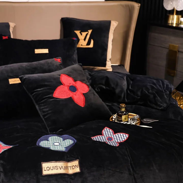 LV 刺繍 寝具セット