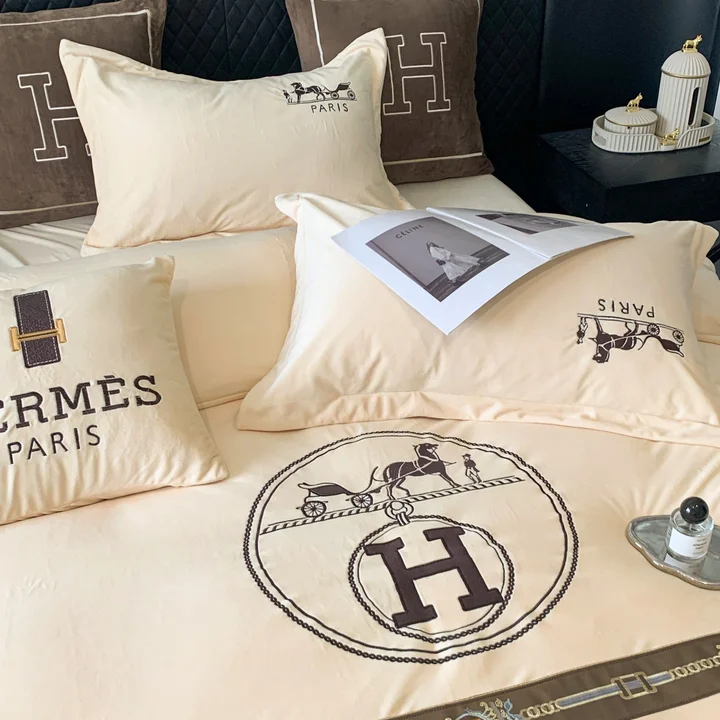 Hermes 布団カバー 4点セット 北欧風