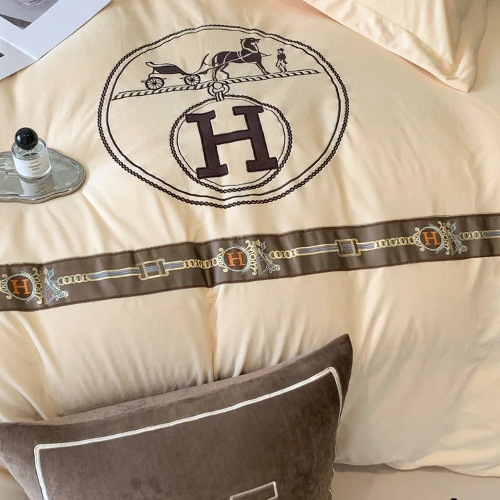 Hermes 布団カバー 4点セット 北欧風