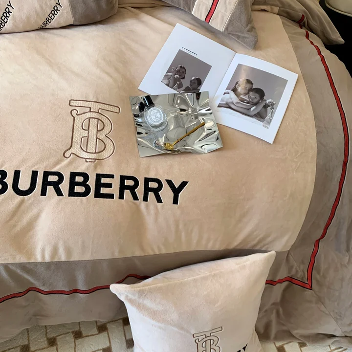 burberry ベルベット 布団カバー