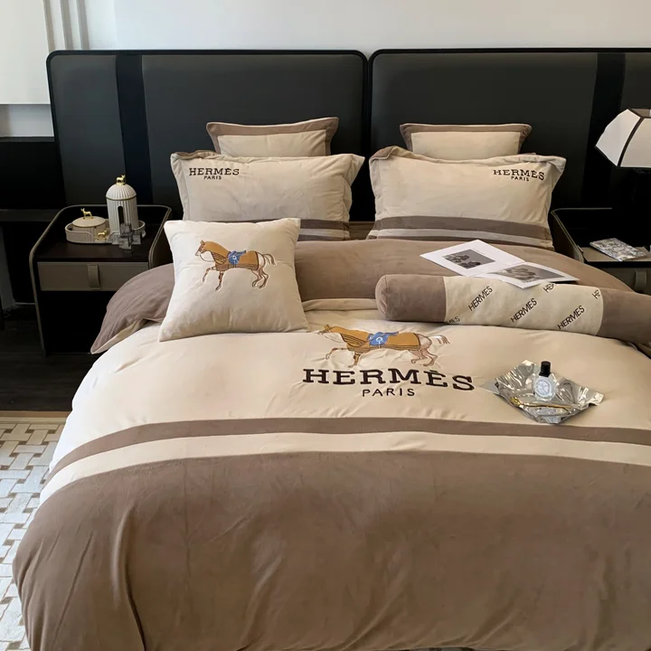 Hermes 暖かい 布団カバー