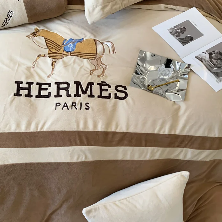Hermes 暖かい 布団カバー