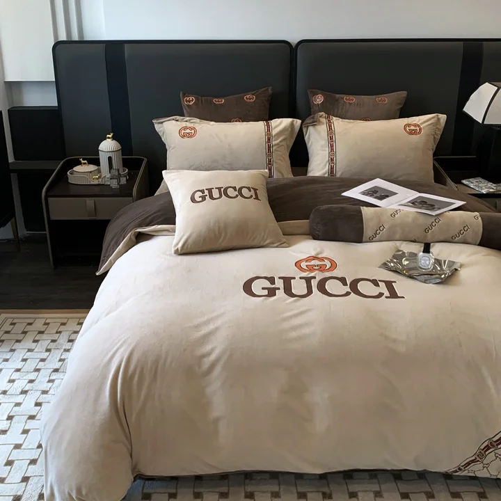 gucci 刺繍ロゴ ベッド用品
