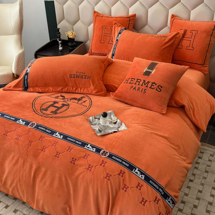 Hermes 寝具カバー ダブルサイズ