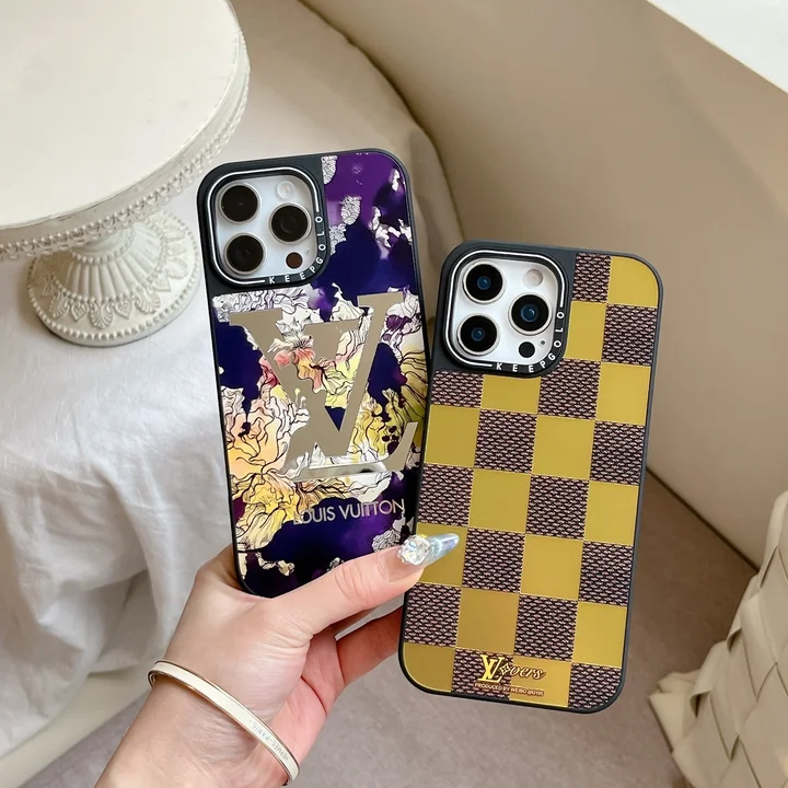 ルイビトンiphone17proケース 市松模様