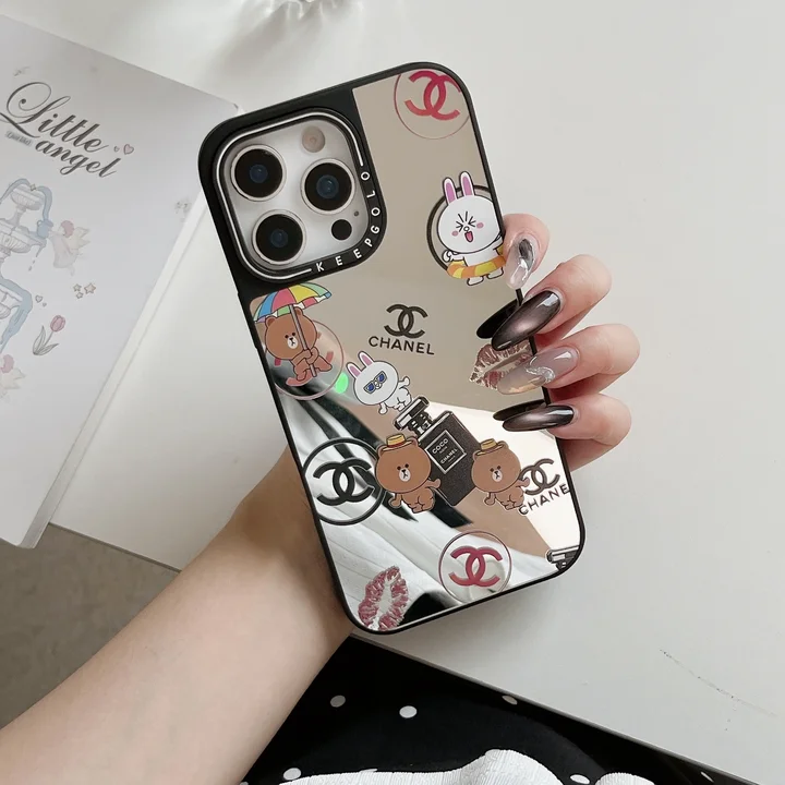 シャネルiphone17ケース メッキ シルバー