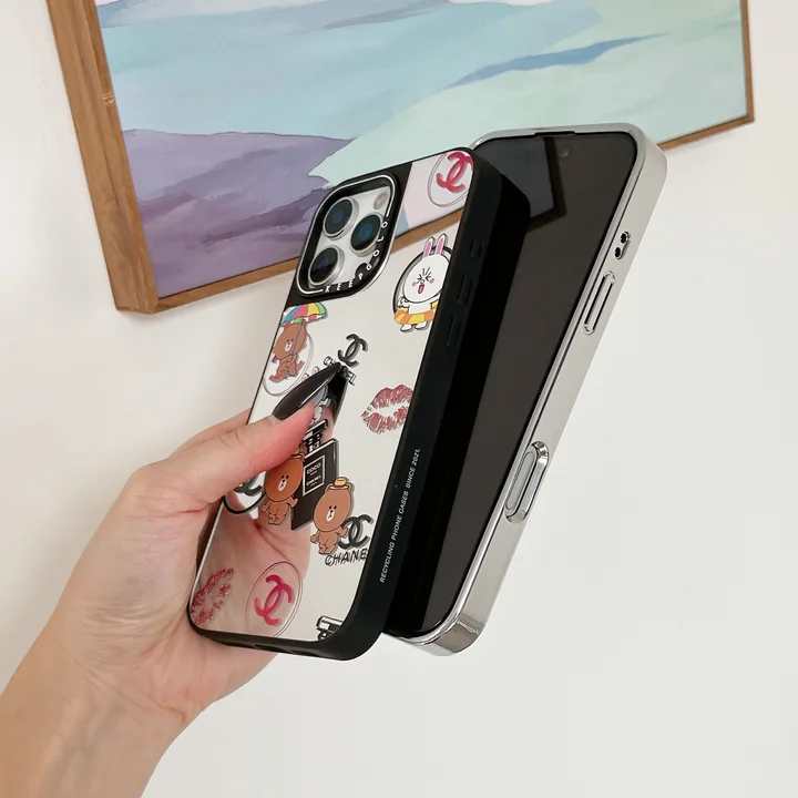 シャネルケース iphone17 pro maxカバー  鏡付き