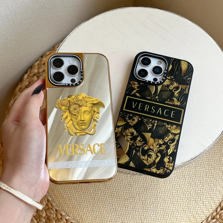 versace iphone17proケース 鏡付き
