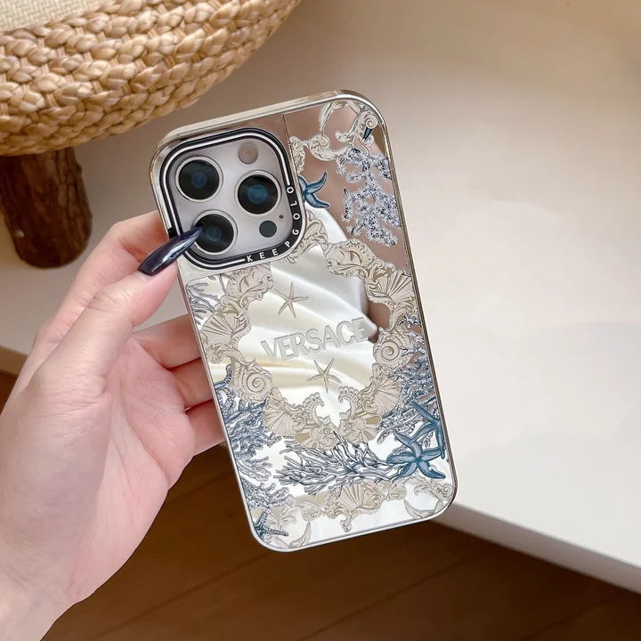 ヴェルサーチiphone17 pro maxケース アクリル